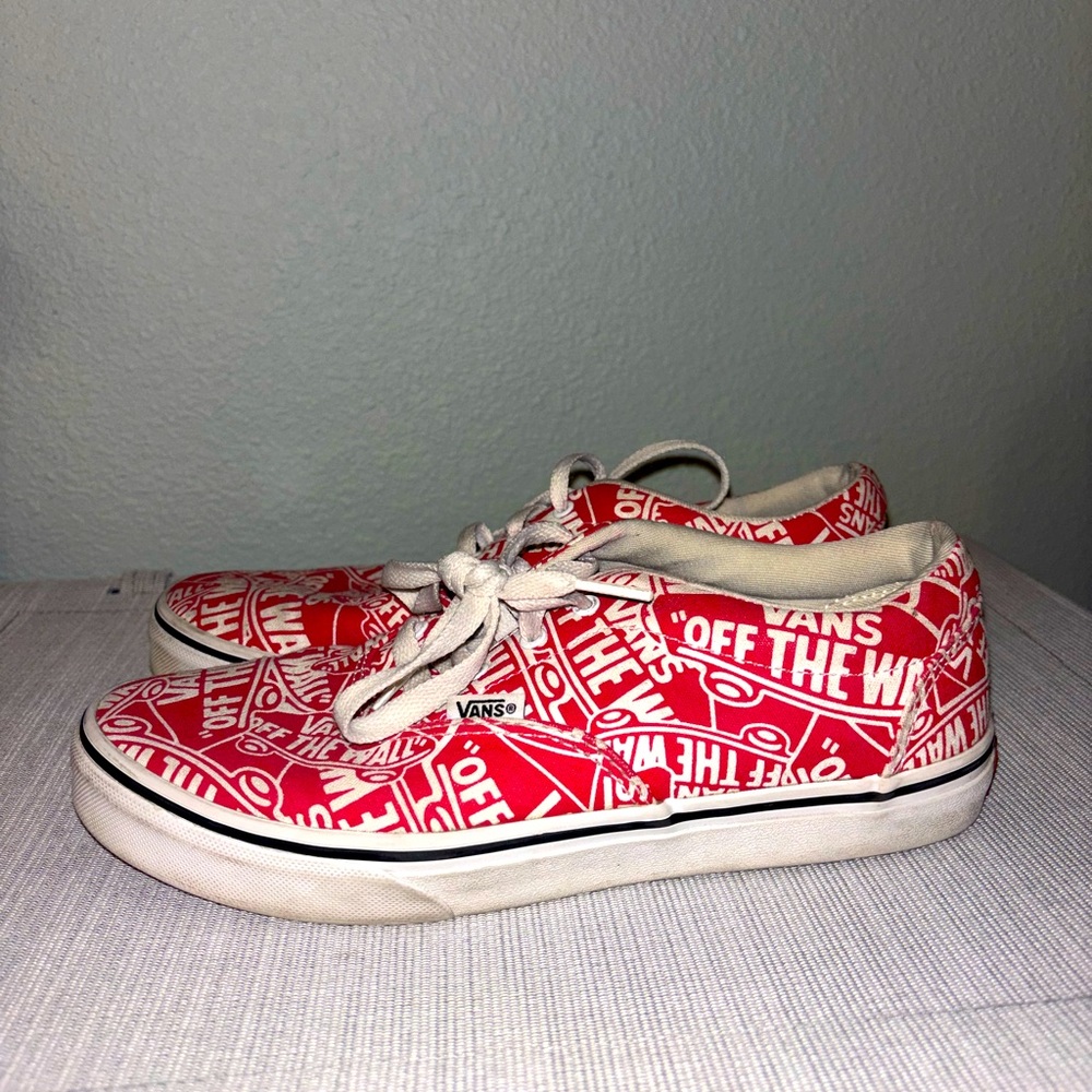 Red kids vans